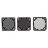 Junestar Action Camera Filters 3 in 1 Filter Kit CPL ND8 ND16 for DJI Action2 Motion Camera