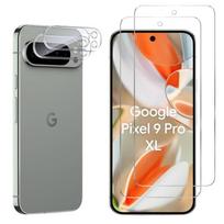 Tempered Glass for Google Pixel 9 Pro XL and Camera Protector [2 Pack] Phonillico® Protective Glass Film
