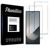Tempered Glass for Samsung Galaxy Z FOLD 6 [2 Pack] Phonillico® Screen Protector Glass Film skaidri