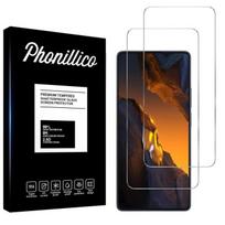 Tempered Glass for Xiaomi Poco F5 - Poco F5 PRO [Pack 2] Phonillico® Screen Protector Glass Film skaidri
