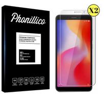 Xiaomi REDMI 6 Tempered Glass - [Pack 2] Ultra Resistant Screen Protector Glass Film [Phonillico®]