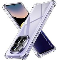 Case for Xiaomi Redmi Note 14 PRO PLUS 5G - Shockproof Soft Transparent TPU Protection Phonillico® skaidri