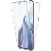 Case for Xiaomi MI 11 5G - Transparent Full Body Silicone Case Cover 2 Front and Back Parts Interlocking Phonillico® skaidri