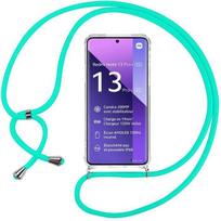Case For Xiaomi Redmi Note 13 Pro+ 5G - Reinforced Protection - Flexible - Adjustable Turquoise Shoulder Strap