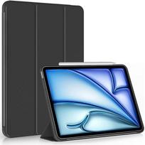 Case for iPad Air 13  / Pro 12.9  - Shockproof Protection - Auto Sleep/Wake - Black - Silicone