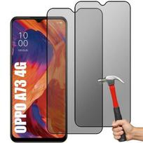 [2 pieces] Anti-spy Tempered Glass for OPPO A73 - E.F.CONNECTION - Shockproof Protection