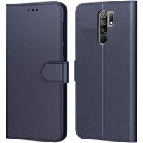 Case - Redmi - 9 - Navy Blue - 360 Degree Protection - Soft Leather Effect