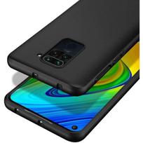 Protective Case - E.F.CONNECTION - Redmi Note 9 - Flexible - Silicone - Black