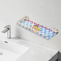Shelf for Shower Storage Bathroom over Toilet Container Rustproof Decorative blue