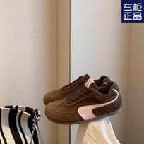 Niche platform German training shoes women's versatile spring 2025 new sports and leisure shoes non-slip running Forrest Gump shoes 35 ruda