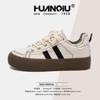 Retro platform German training shoes women's spring versatile ins tide casual board shoes ZHQ-XA230 casual fashion 35 smėlis