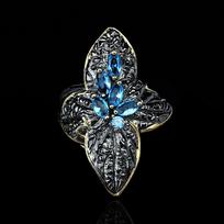 Hope Amazons Popular Black Gold Ring No. 6