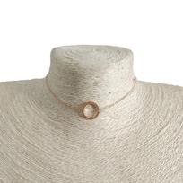 Simple Women Circle Choker Necklace Collar Chain Fashion Jewelry Gift MIT auksas