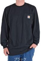 CARHARTT Genuine Long Sleeve Pocket WORKWEAR POCKET K126 Product [Carhartt] Men's T-Shirt LONG-SLEEVE T-SHIRT (S, Black) [Product] juoda