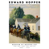 Edward Hopper Museum Exhibition Abstract Posters and Prints Canvas Painting Wall Art Picture for Living Room Home Decor Cuadros 21cm×30cm NoFrame