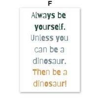 Tyrannosaurus Rex Triceratops Jurassic Period Posters And Prints Dinosaur Wall Art Canvas Painting Pictures Baby Kids Room Decor 21cm×30cm NoFrame