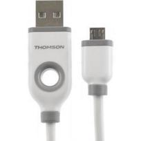 THOMSON THCABLEMIC2A - fast cable - Micro USB, 1m, white, Thomson balta