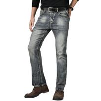 Men's Micro Flare Denim Trousers Men's Designer Classic jeans Jeans Men 29 šviesiai mėlyna spalva