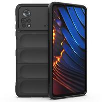 For Xiaomi Poco X4 Pro Case Cover For Poco X4 Pro Capas Shockproof Rubber Phone Back Soft TPU For Fundas Poco M4 X3 X4 Pro Cover For Poco X3 NFC juoda