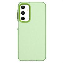 For Samsung M55 Case Cover Samsung Galaxy M55 Capas Phone Back Transparent Colour Bumper Frosted Matte Clear Fundas Samsung M55 For M55 žalia