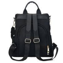 Backpack Girls Anti-theft School Bag Oxford Cloth Travel Backpack Large Capacity Shopping Bag MIT black