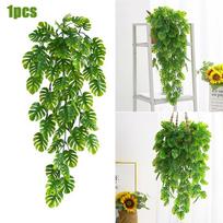 Dirbtinis kabantis vynmedžio sieninis žalias augalas 64cm green