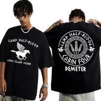 Camp Half Blood Graphics T Shirt Percy Jackson Long Island Sound Print T Shirts Men Women Harajuku Gothic T-shirt Y2k Streetwear M