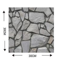 10 vnt. 3D lipnios vandeniui atsparios sienų lipdukai PVC virtuvės, vonios plytelių lipdukai AVE 10pc
