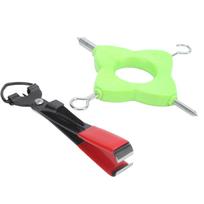 4 in 1 Multi Fishing Knot Puller Tool Bait Carp Fishing Line Knotting Knotless Knot Tool