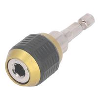 Quick Release Extension Bit Holder 14in Hex Shank Impact Drill Magnetic Self Locking Rod 60mm Long
