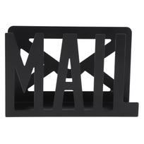 Desktop Mail Holder Iron Countertop Mail Letter Envelope Document Storage Rack Organizer for Home