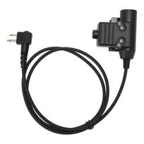 Microphone PTT Adapter PU Walkie Talkie Connector Suitable for GP88 GP300 GP3688 DEP450 EP450
