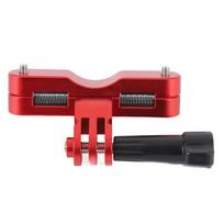 Bike Seat Rail Mount for Action 5 Pro Bike Saddle Rail Camera Mount for X4 Action Camera raudona