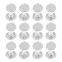 12pcs Silicone Magnetic Snoring Nose Clip Men Women Ergonomic Soft Snoring Device Solution for white