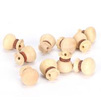 10Pcs Boxwood Carving Accessories Lucky Bag Boxwood Pendant DIY HandMade Supplies