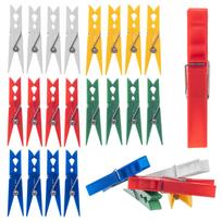 KADAX Clothes Pegs Clothespins Laundry Frogs Colorful 20pcs Pattern 1