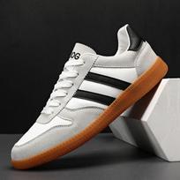 Men's shoes autumn and winter new retro German training white shoes fashion lightweight casual sports board shoes Harajuku trendy shoes 39