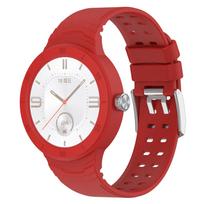 Heroland Silicone Strap For Huawei Watch GT Cyber Smart Watch Watchband+Protective Shell Replacement Bracelet Cover Accessories Huawei GT Cyber raudona
