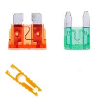 New 140Pcs Car Blade Fuse Assortment Kit Mini Blade Fuse Medium Standard Mixed W/Box