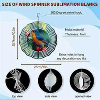 Vibrant Robin Wind Chime for Outdoor Garden Decor No Batteries Required Hovering Effect Metal Wind Chime Perfect for Patio and Creative Gift