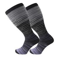 Kojinės Ypač didelės kojinės Nailono kompresinės kojinės modelio sportinės kojinės XXXL gray