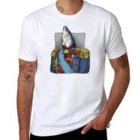 Vintage Funny Caardine Officer Printed T-shirt Black Humor Cool Creative Man Tshirt Kawaii Cartoon Woman Short-sleev Tops S balta