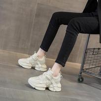 Thick-soled heightening shoes Dance shoes Daddy shoes Tide leather surface Soft sole Sports casual shoes Women 33