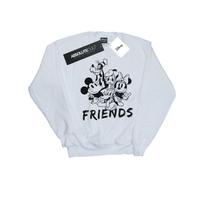 Disney Womens/Ladies Mickey Mouse And Friends Sweatshirt XXL balta