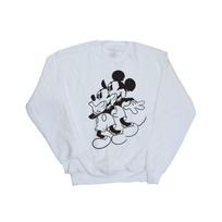 Disney Mens Mickey Mouse Shake Sweatshirt M balta