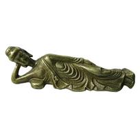XITAO Antique Copper Guanyin Sleeping Buddha Statue Desk Decorations Home Decor Craft Solid Pure Brass Buddha Small Ornament Figurines HJF0621 40mm*12mm