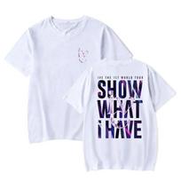 IVE World Tour T-shirts Show What I Have Merch KPOP Unisex Fashion Funny Casual Short Sleeve oversized t shirt S