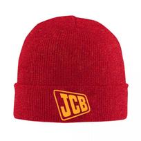 JCB Logotipo megzta kepurė Beanie Rudens Žiemos Kepurės Šiltos Naujos Kepurės Vyrams Moterims black