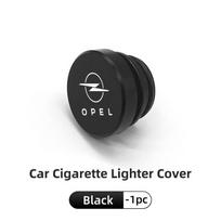 Automobilio žiebtuvėlio dangtelis Maitinimo lizdo kištukas Lizdo mygtuko dangtelis Opel Astra H G J Insignia Corsa Zafira Meriva Mokka black