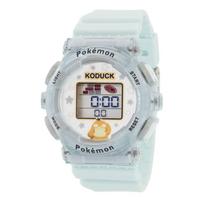 Sun Flame Digital EL Time Alarm J-AXIS Pokémon Watch, Kodak, Backlight, Calendar, Stopwatch, Signal, Function, Unisex/Children's Blue, CP3C0005-BL mėlyna